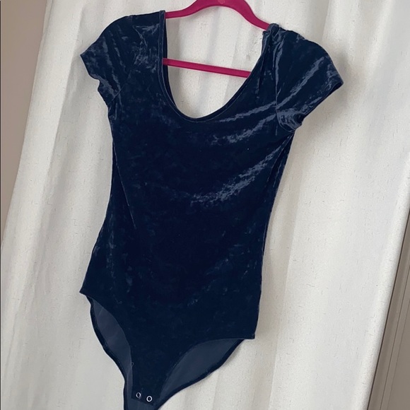 American Eagle Outfitters Tops - Velvet bodysuit size small